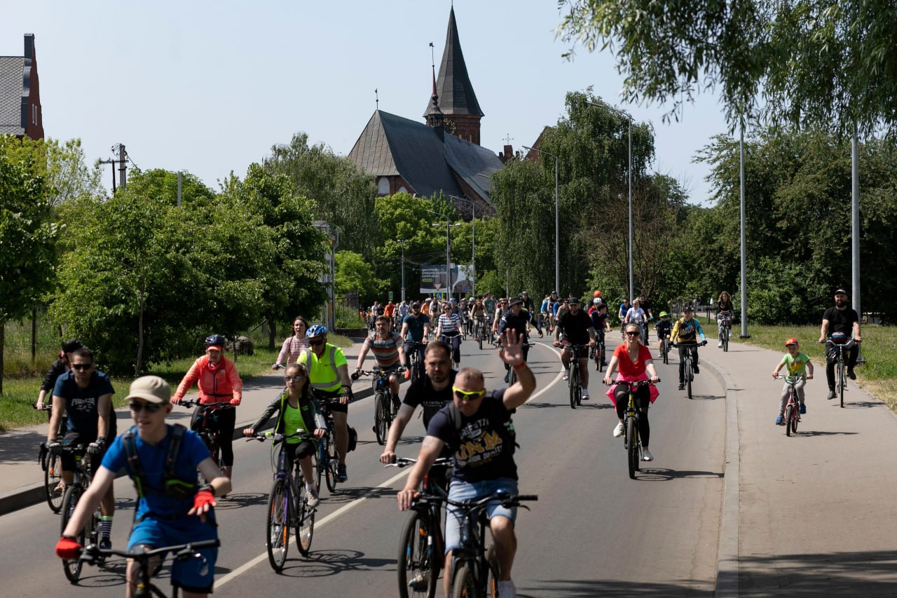 На время проведения велопарада "День колеса" ограничивается движение транспорта