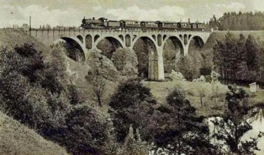 Железнодорожный мост через реку Красную (фото 1)