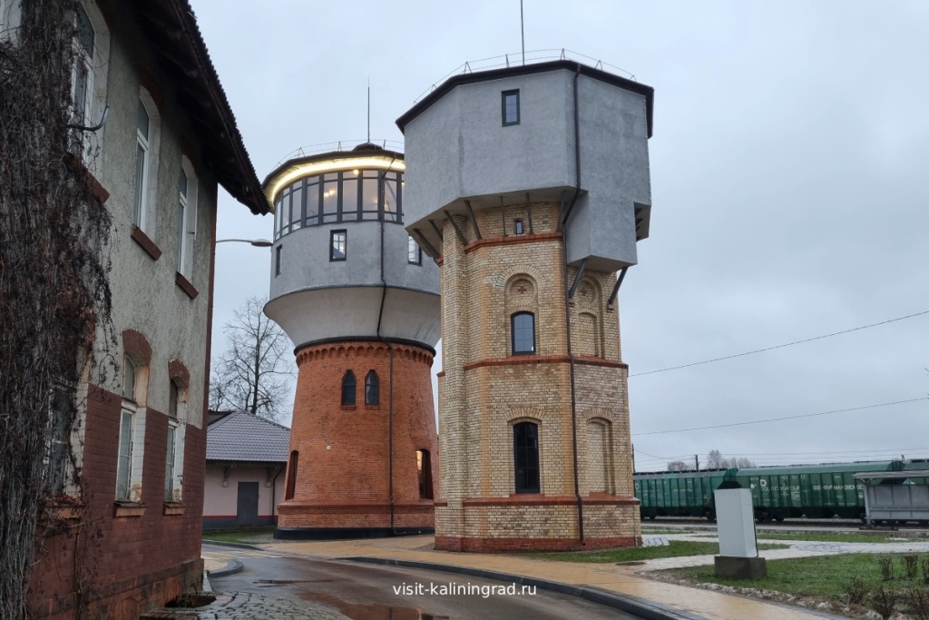 Водонапорные башни в Гусеве.visit-kaliningrad.ru