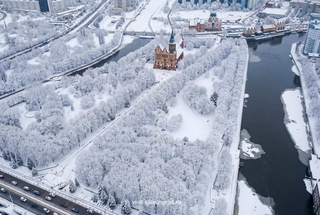Остров Канта зимой.visit-kaliningrad.ru