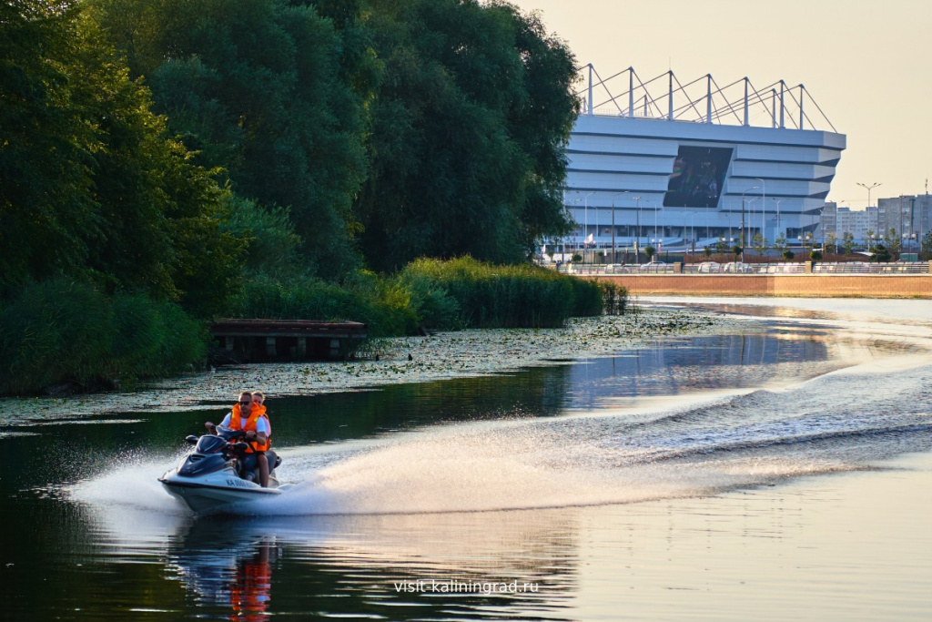 Водные прогулки по Преголе в Калининграде.visit-kaliningrad.ru