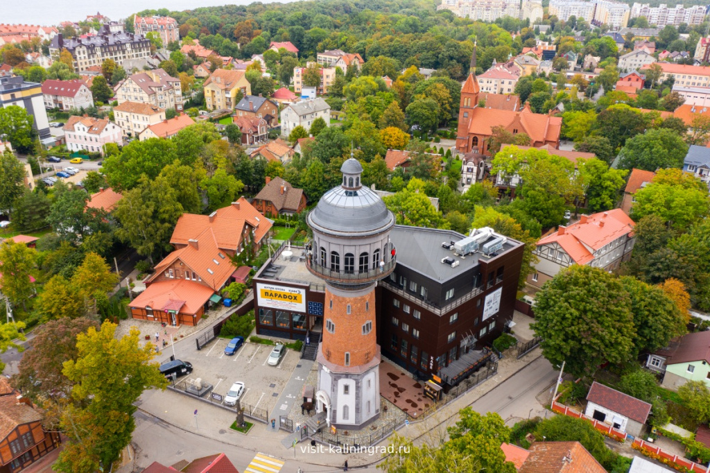 Водонапорная башня в Зеленоградске.visit-kaliningrad.ru Водонапорная башня в Зеленоградске.visit-kaliningrad.ru
