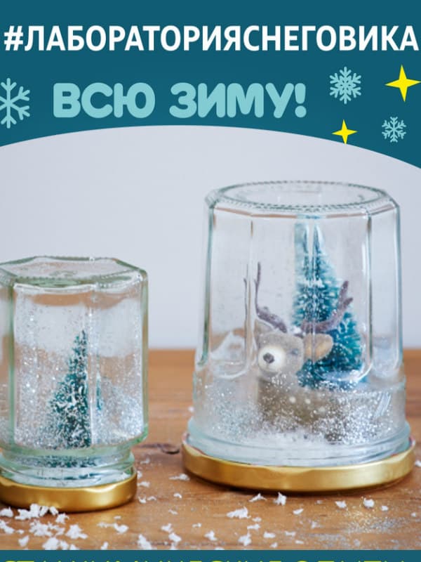 Мастер-класс "Зима в баночке" Мастер-класс "Зима в баночке"