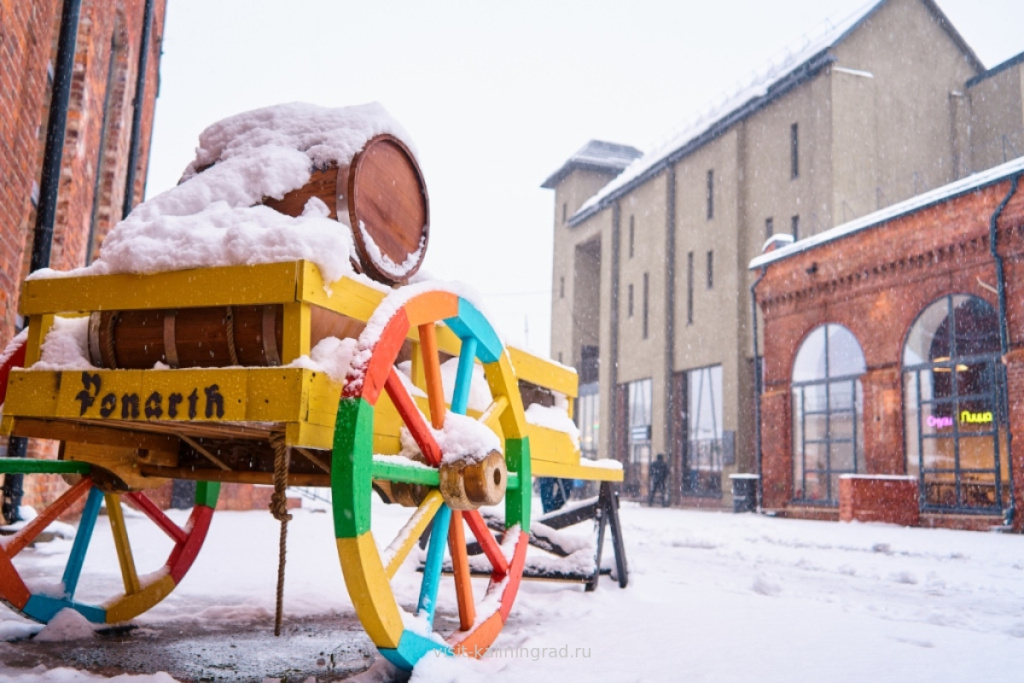 Район Понарт в Калининграде зимой.visit-kaliningrad.ru Район Понарт в Калининграде зимой