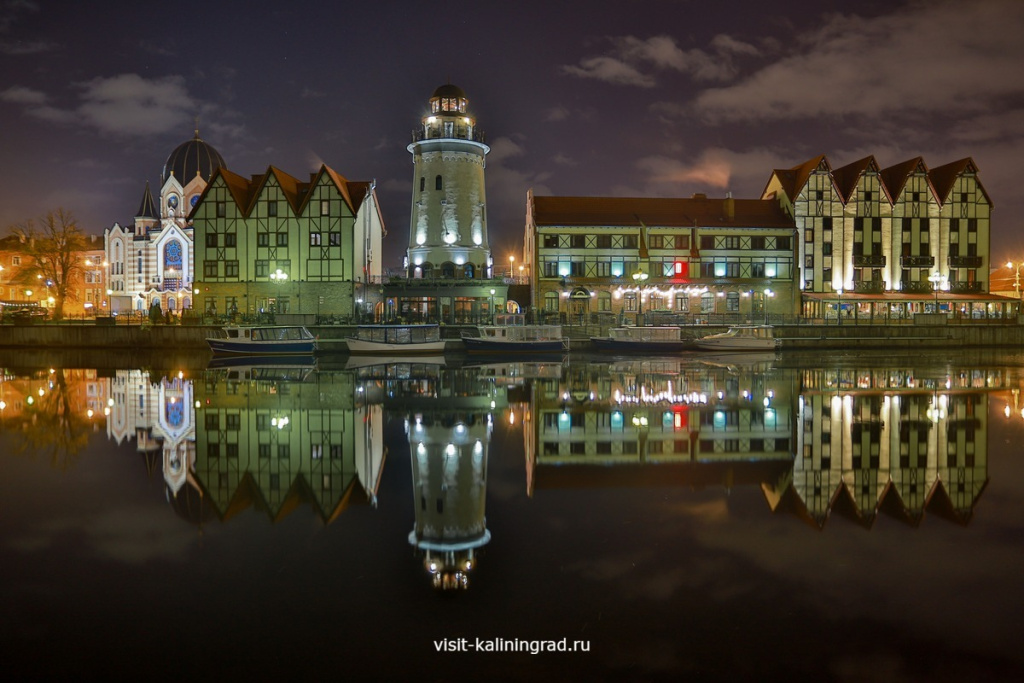 Маяк в рыбной деревне в Калининграде.visit-kaliningrad.ru