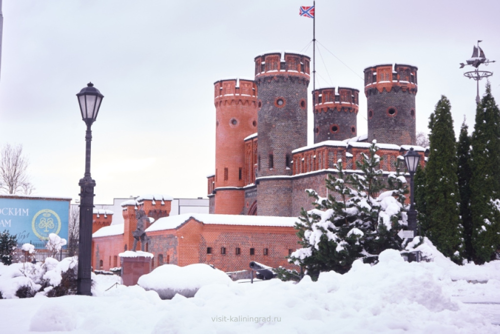 Фридрихсбургские ворота в Калининграде зимой.visit-kaliningrad.ru Фридрихсбургские ворота в Калининграде зимой