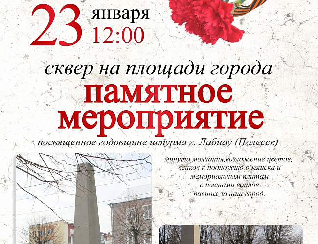 Годовщина штурма Лабиау