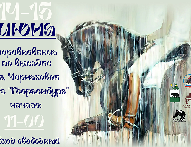 Соревнования по выездке г. Черняховск