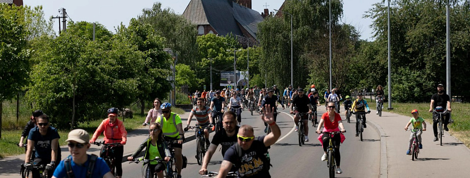 На время проведения велопарада "День колеса" ограничивается движение транспорта