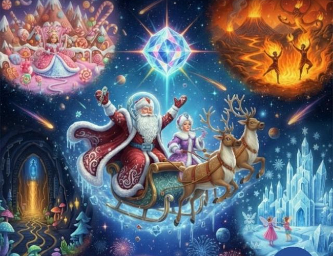 Новогодняя Одиссея: в поисках волшебного кристалла желаний