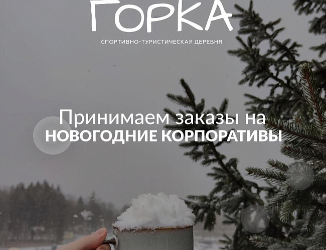 Новогодние корпоративы в загородном комплексе «Горка»