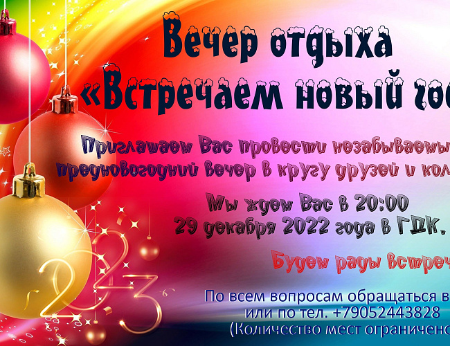 Встречаем Новый год