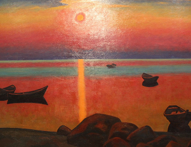 Сумерки. Дорога на закат