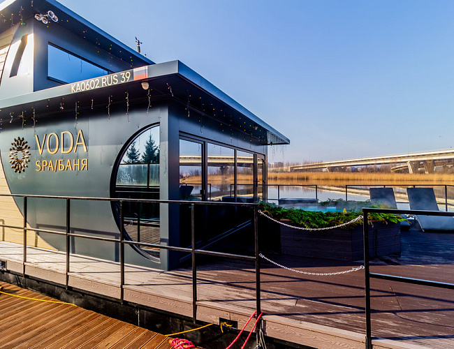 Плавучая баня VODA