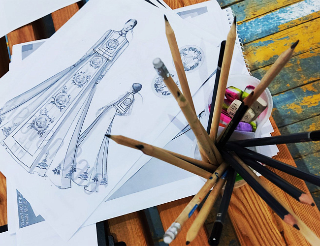 Скетчинг: создаем эскизы курортных нарядов