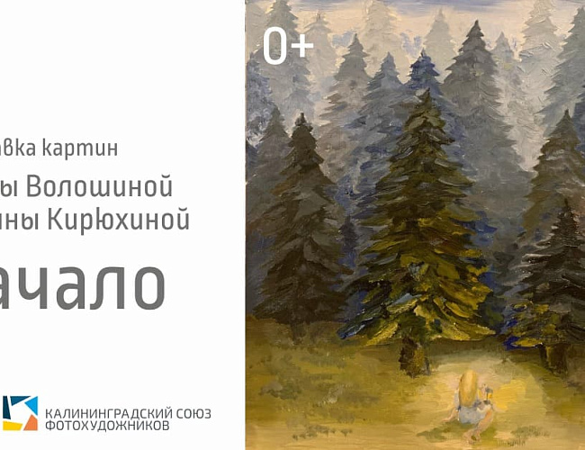 Выставка картин Алины Волошиной и Арины Кирюхиной «Начало»