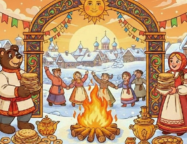 Масленица в замке Бранденбург