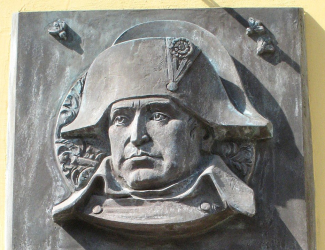 Памятная доска Наполеона в Инстербурге
