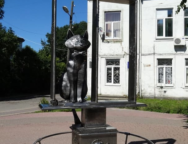 Памятник котам в Зеленоградске