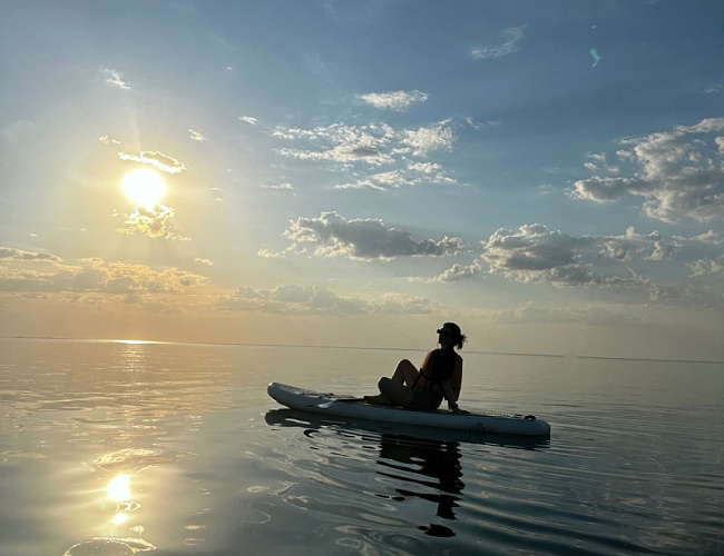 Прогулки на САП - бордах, каяках и велосипедах с "Kayaking bay"